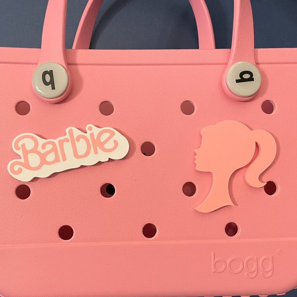 Set of 2 Barbie Bogg Bag Charms-BARBIE Bogg Charm-Movie Doll Bogg Bit